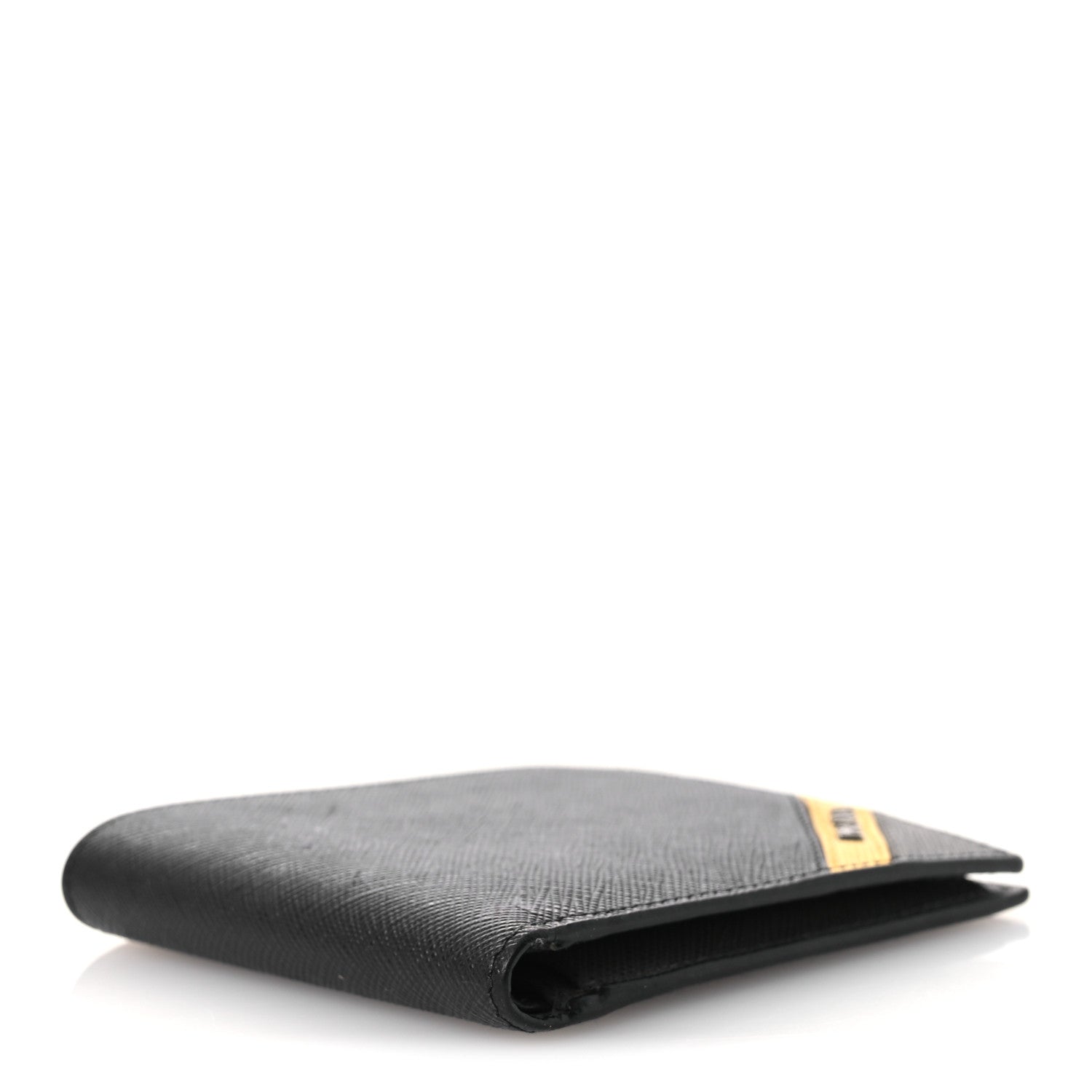 Prada Saffiano Tri-Color Bi-Fold Wallet Baltico Girasole Marmo 4 of 10
