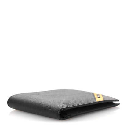 Prada Saffiano Tri-Color Bi-Fold Wallet Baltico Girasole Marmo 4 of 10