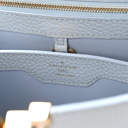 Louis Vuitton Taurillon Snakeskin Capucines BB Olympe Blue 11 of 19