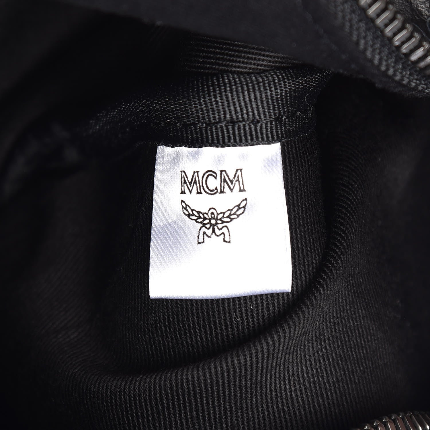 MCM Visetos Stark Belt Bag Black 8 of 9