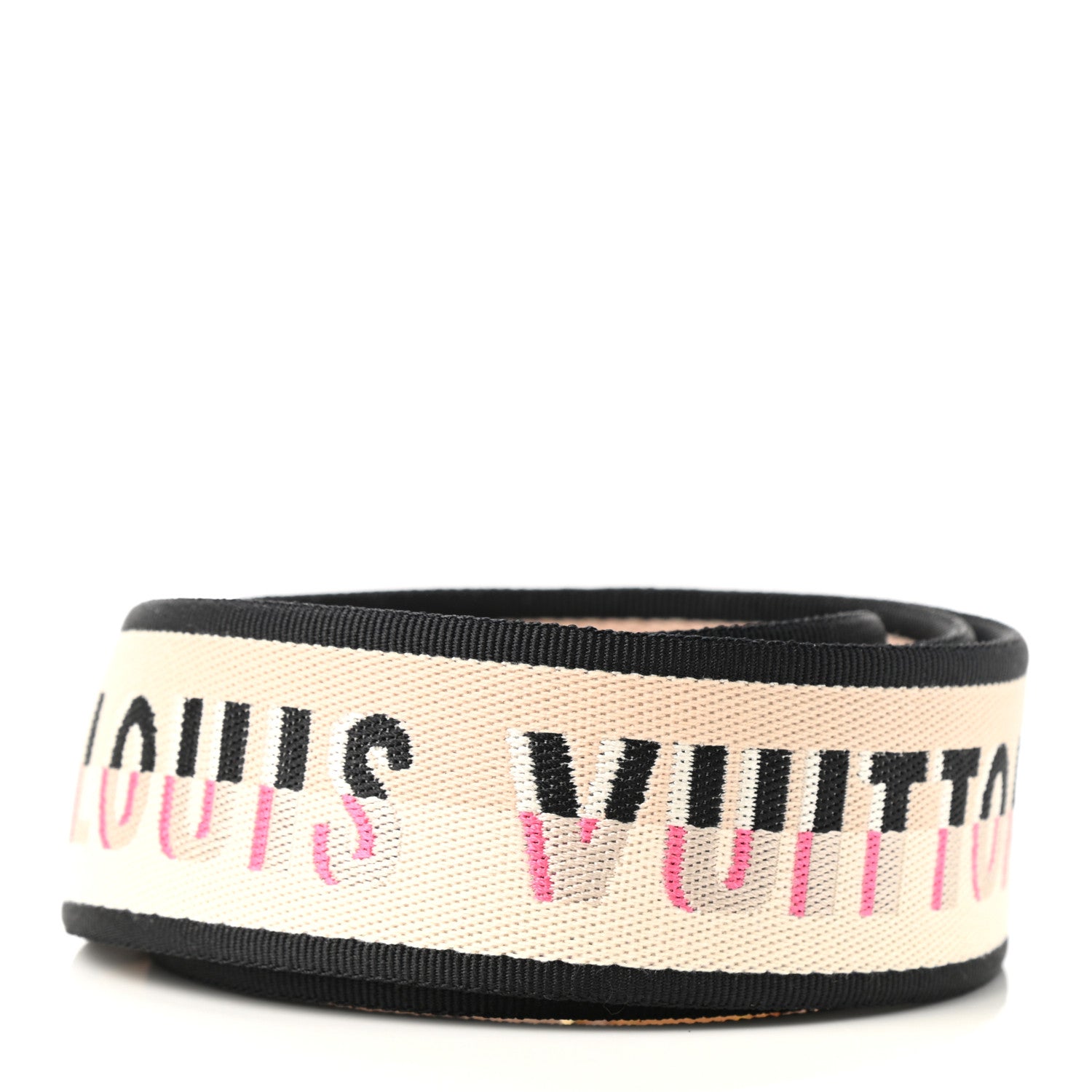 Louis Vuitton Jacquard Speedy Bandouliere 20 Shoulder Strap Black 2 of 5