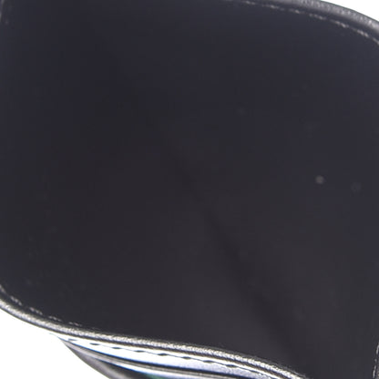 Gucci Calfskin G Rhombus Quilted Card Holder Black 5 of 8