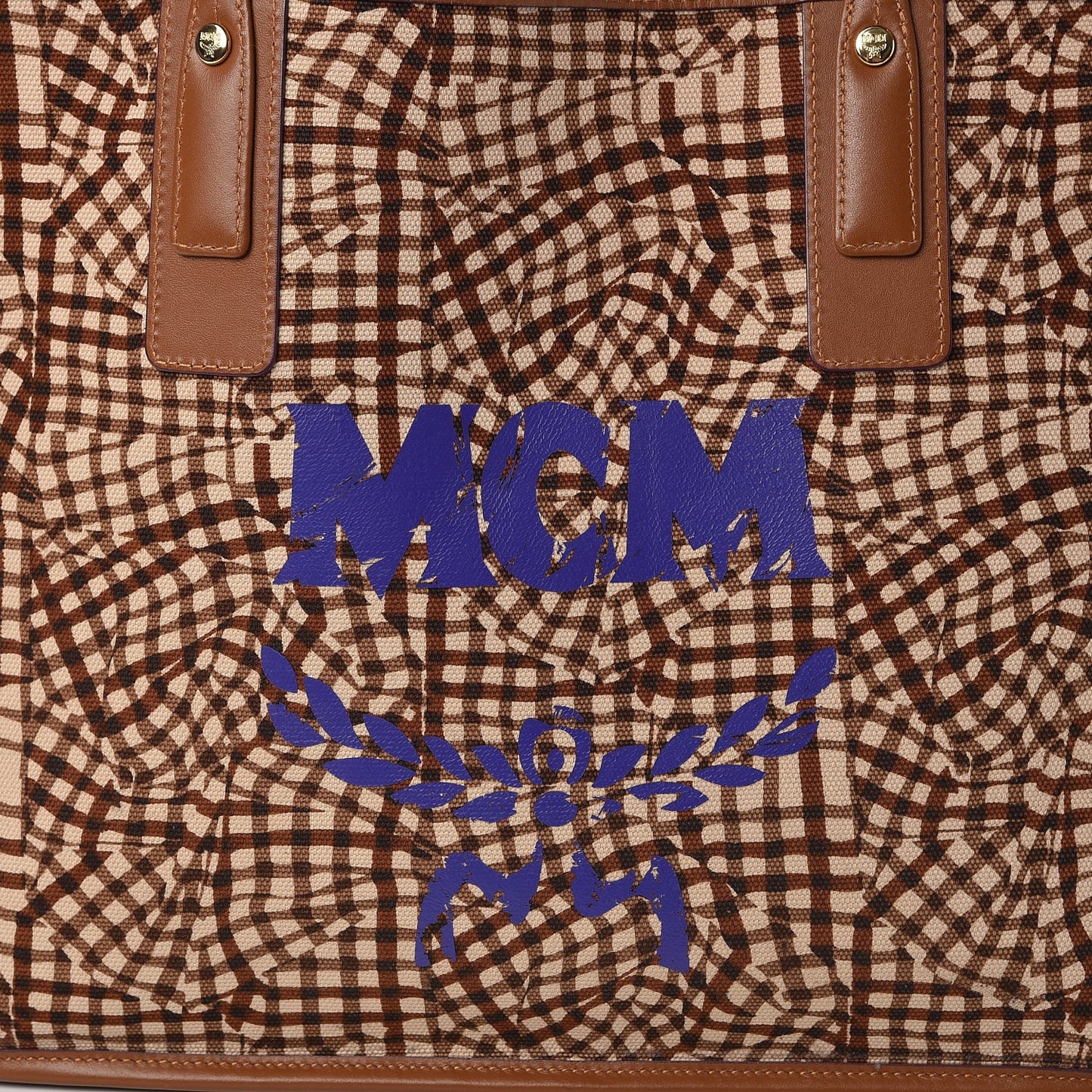 Visetos Medium Liz Reversible Shopper Tote Cognac