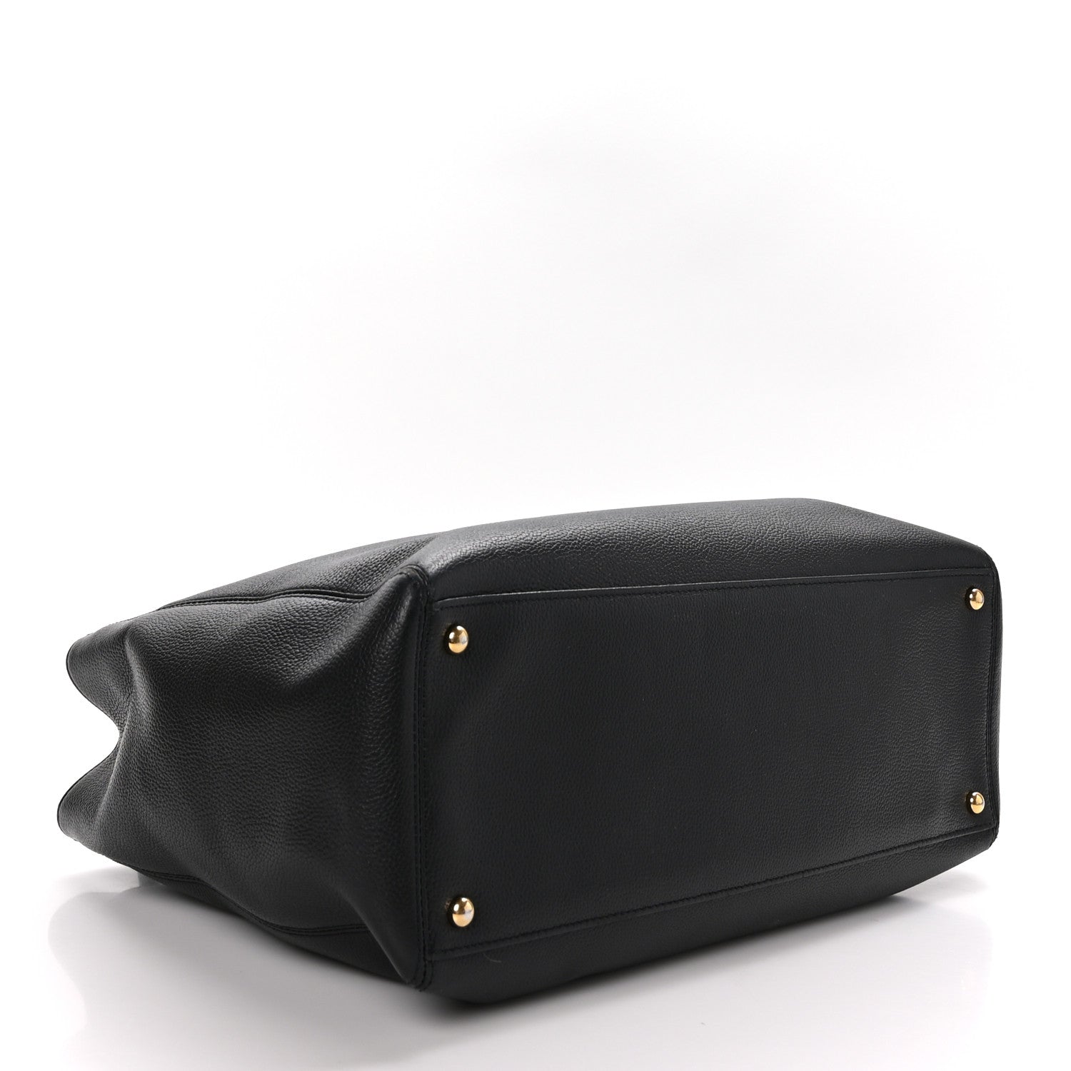 Chanel Calfskin Cerf Executive Shopper Tote Black 4 of 11