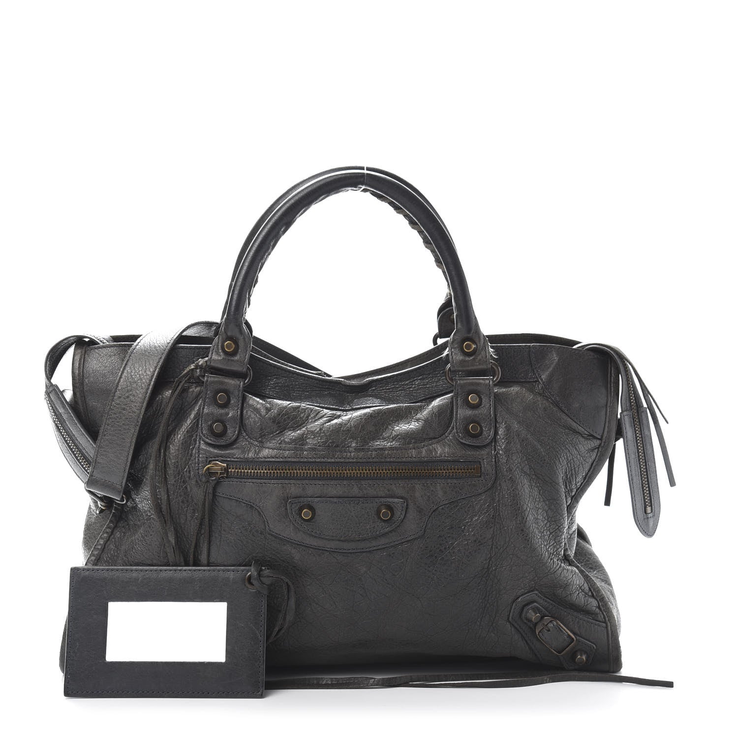 Balenciaga Agneau Classic Hardware City Anthracite 1 of 22