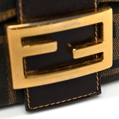 Fendi Zucca Zipped Baguette Tobacco 11 of 13