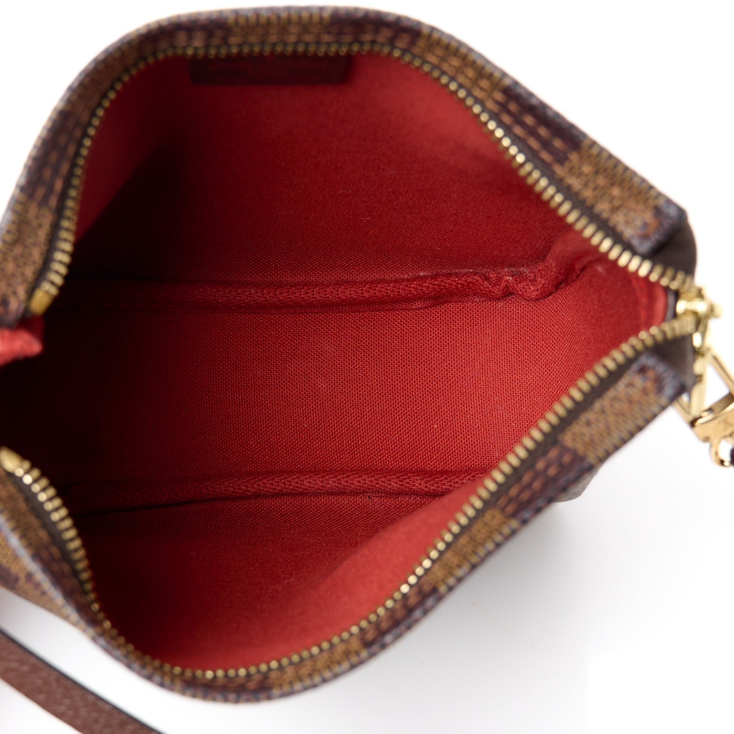 Louis Vuitton Damier Ebene Trousse Make Up Bag Pochette 5 of 10