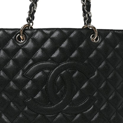 Chanel Caviar Quilted Grand Shopping Tote GST Black 8 of 11