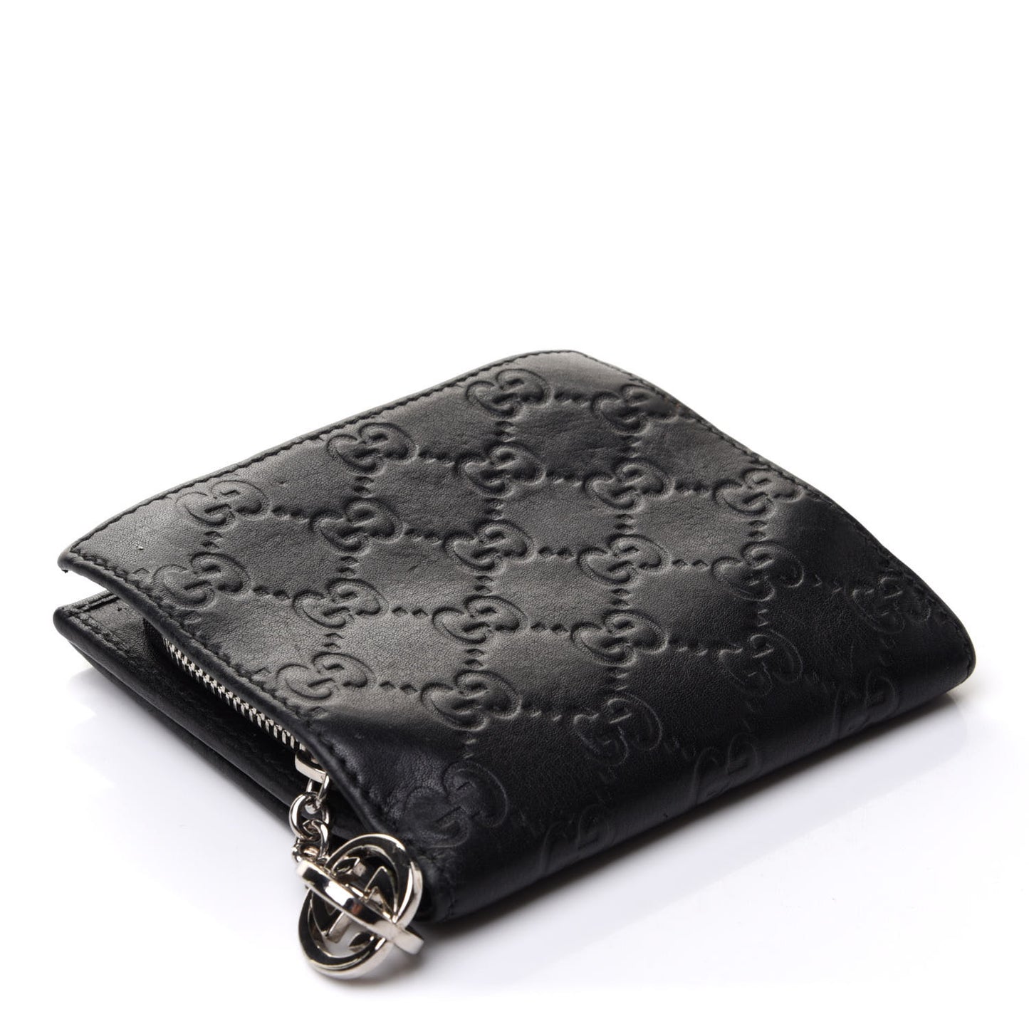 Guccissima Twins French Wallet Black