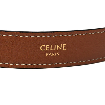 Celine Supple Calfskin Medium Triomphe Heloise Shoulder Bag Tan 6 of 11