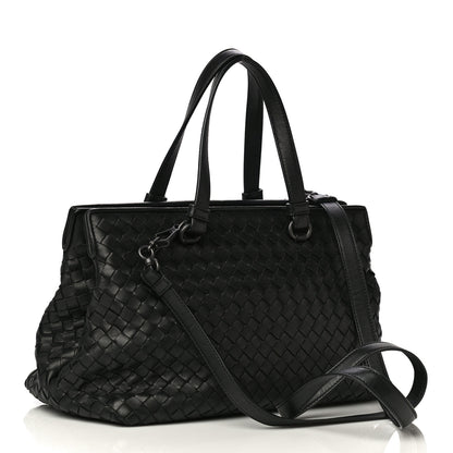 Bottega Veneta Nappa Intrecciato Small Accordion Tote Black 2 of 9