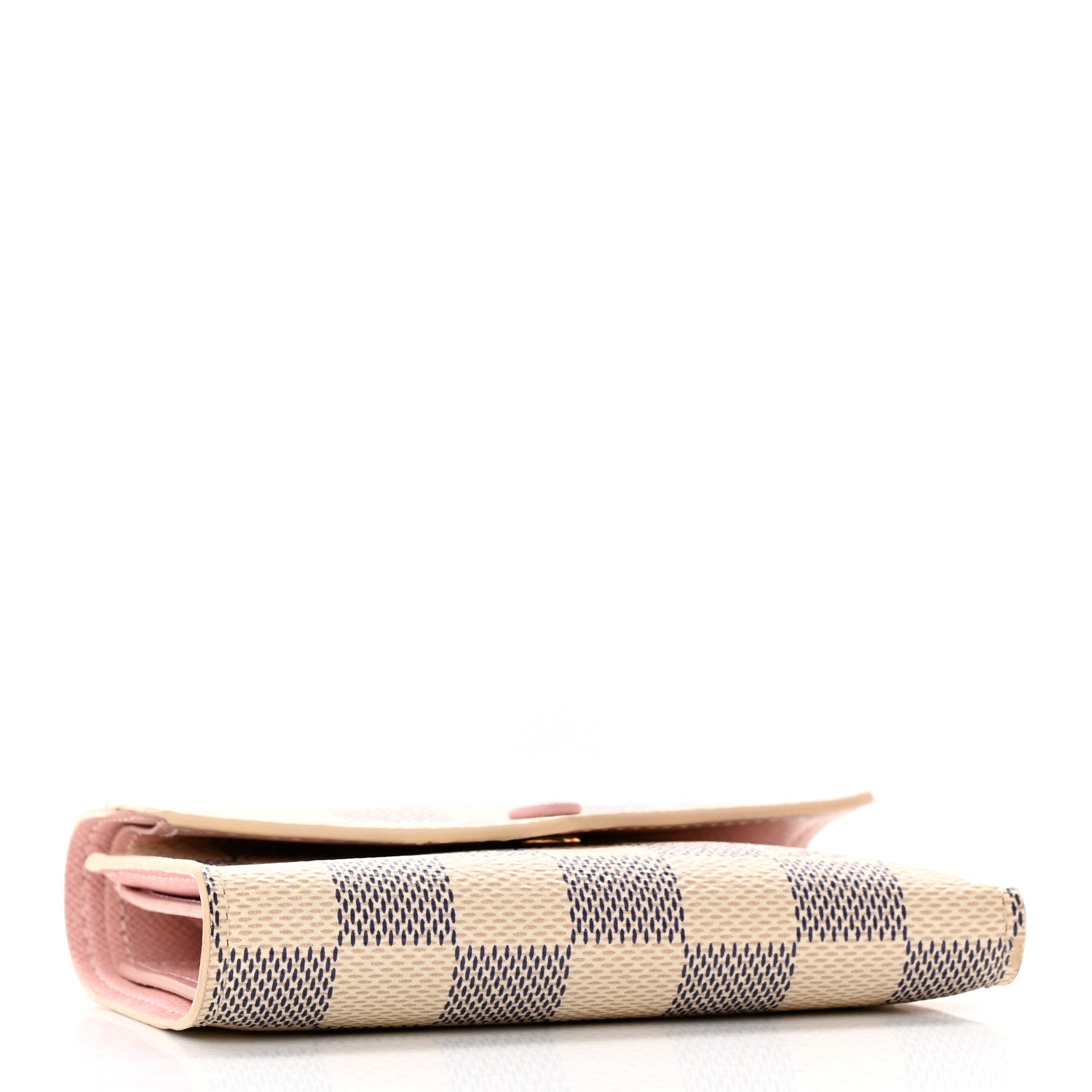 Louis Vuitton Damier Azur Victorine Wallet Rose Ballerine 4 of 14