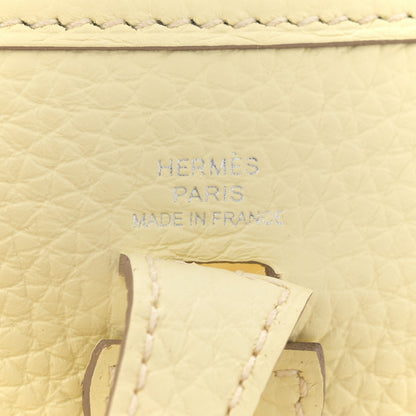 Hermes Taurillon Clemence Evelyne TPM Jaune Milton 6 of 10