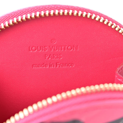 Louis Vuitton Vernis Roses Chapeau Coin Purse Rose Pop 6 of 7