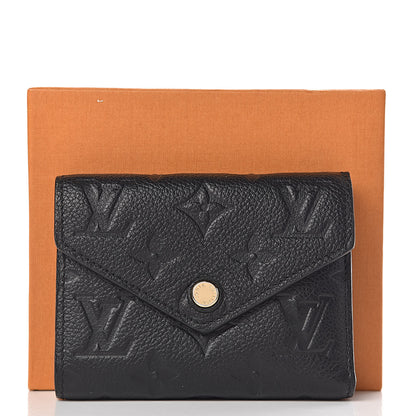 Louis Vuitton Empreinte Victorine Wallet Black 8 of 8
