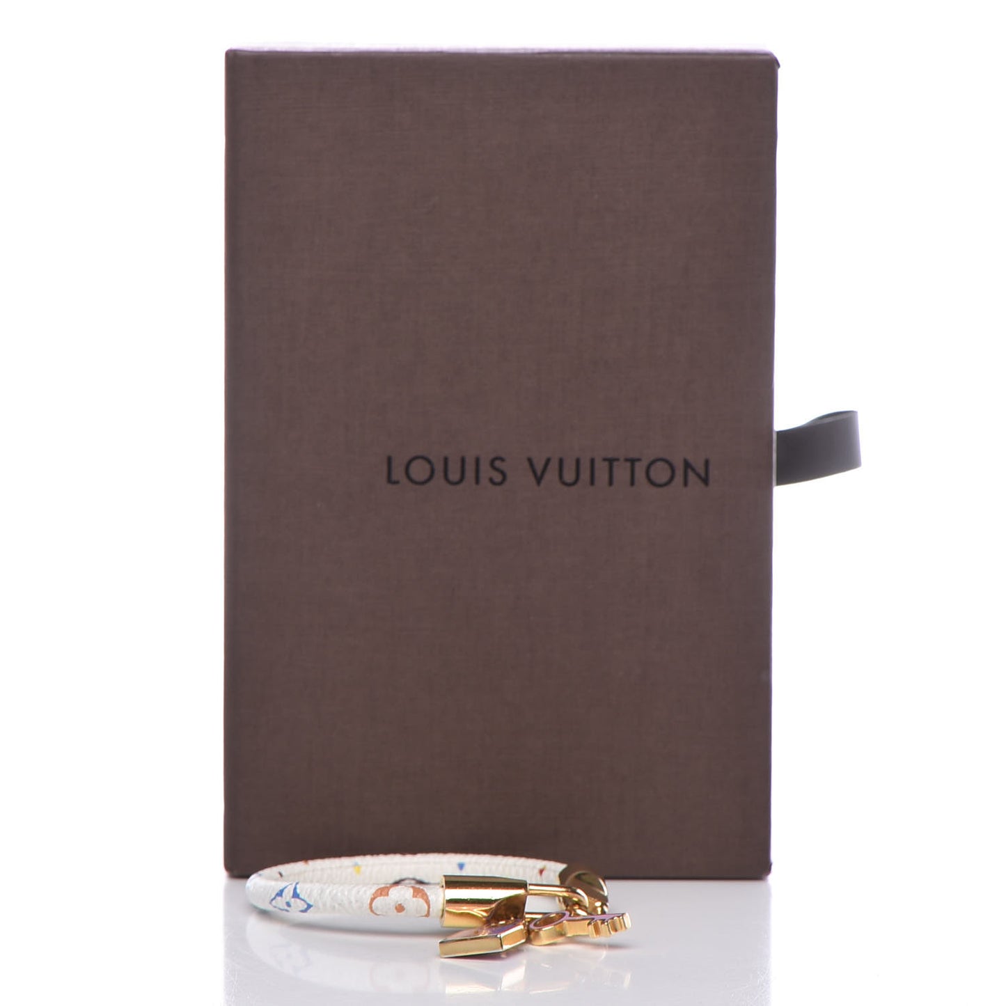 Monogram Multicolor Luck It Bracelet 19 White