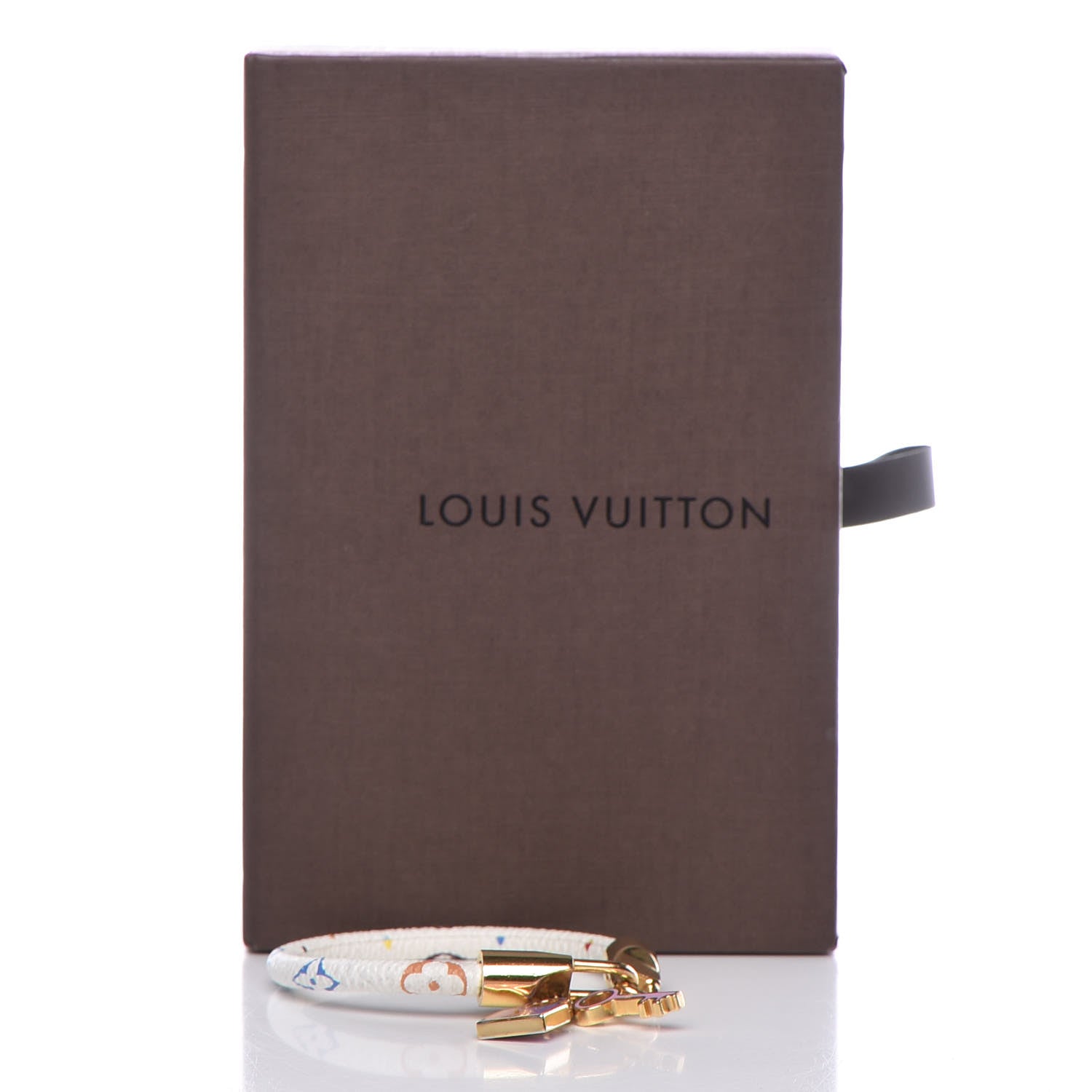 Louis Vuitton Monogram Multicolor Luck It Bracelet 19 White 7 of 7
