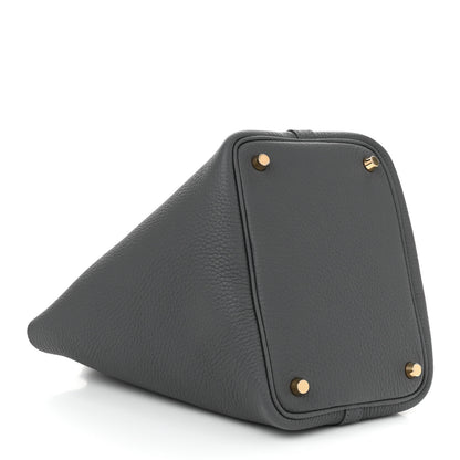 Hermes Taurillon Clemence Picotin Lock 18 PM Ardoise 4 of 11