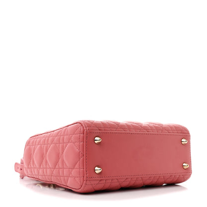 Christian Dior Lambskin Cannage Small My ABCDior Lady Dior Pink Honey 4 of 10