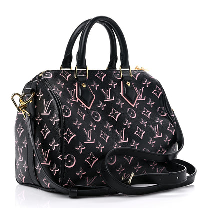 Louis Vuitton Monogram Fall for You Speedy Bandouliere 25 Black 3 of 8