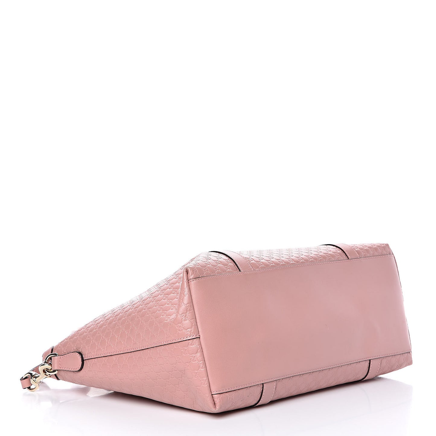 Soft Microguccissima Medium Zippered Satchel Soft Pink