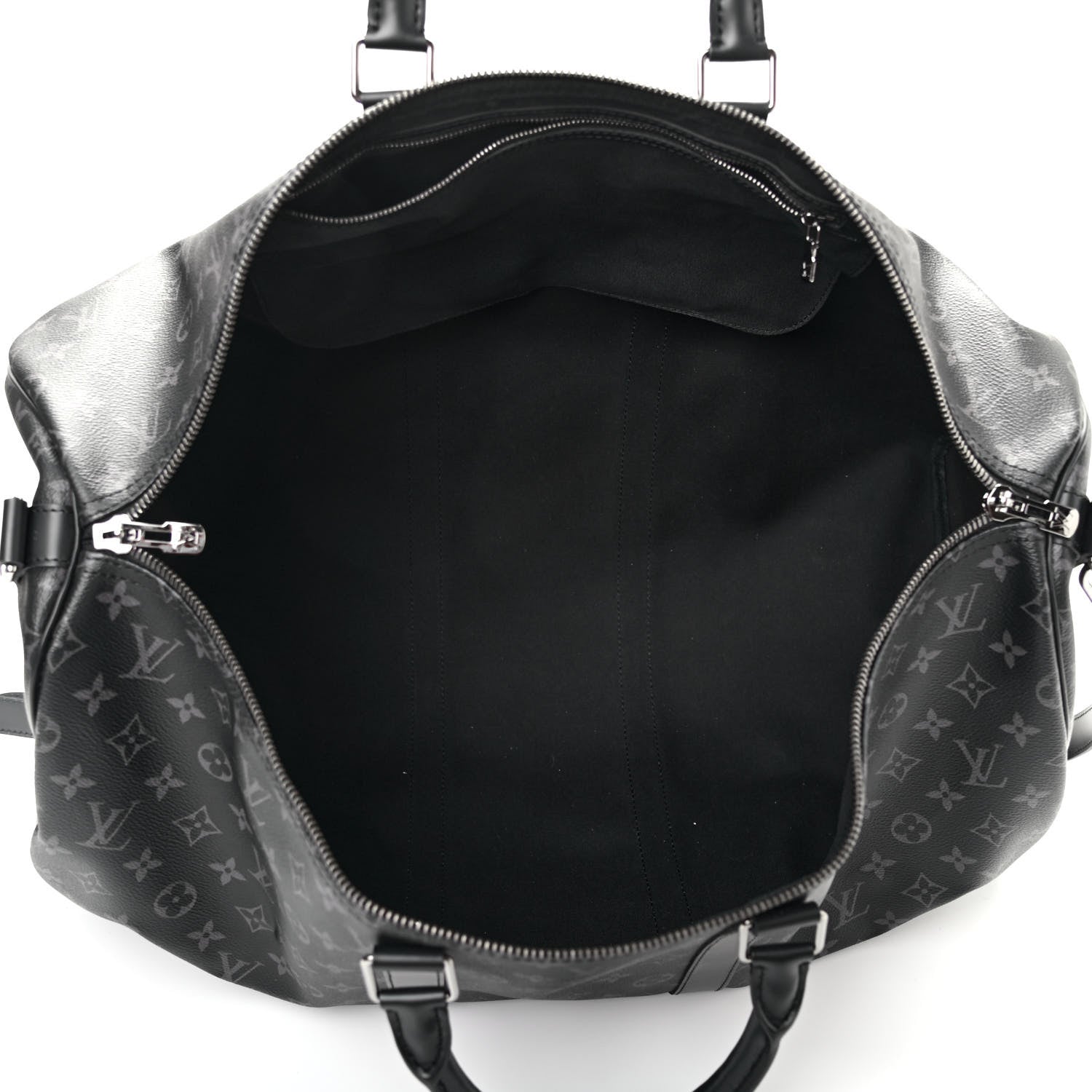 Louis Vuitton Monogram Eclipse Keepall Bandouliere 55 5 of 11