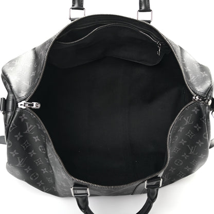 Louis Vuitton Monogram Eclipse Keepall Bandouliere 55 5 of 11