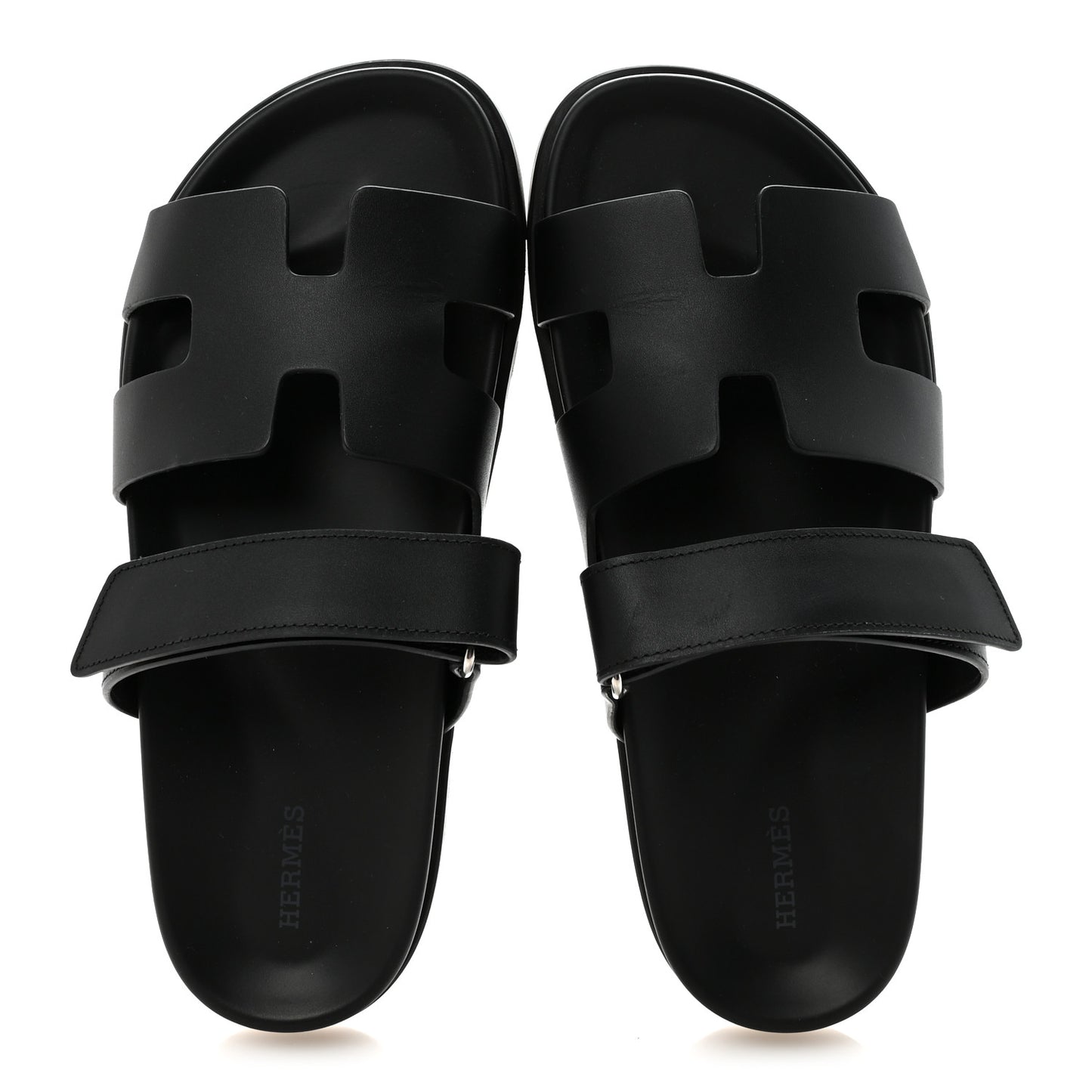 Calfskin Womens Chypre Sandals 40 Black