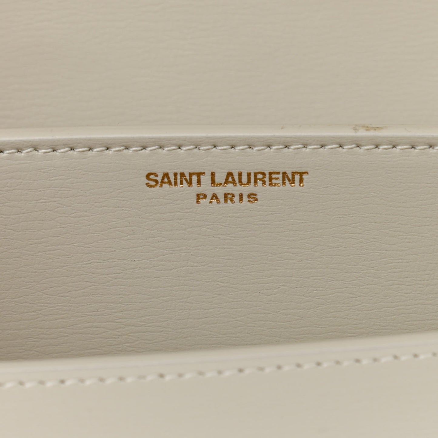 Smooth Calfskin Medium Monogram Sunset Satchel Blanc Vintage