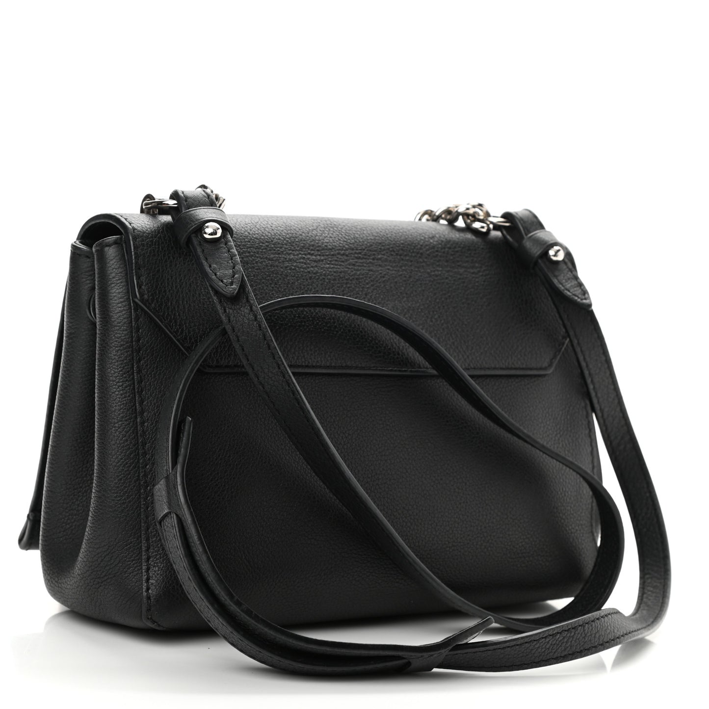 Calfskin Lockme II Chain Bag BB Black