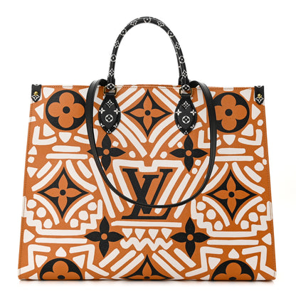 Louis Vuitton Monogram Giant Crafty Onthego GM Crème Caramel 1 of 8