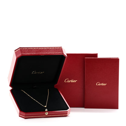 Cartier 18K Yellow Gold Diamond SM D'Amour Pendant Necklace 6 of 6