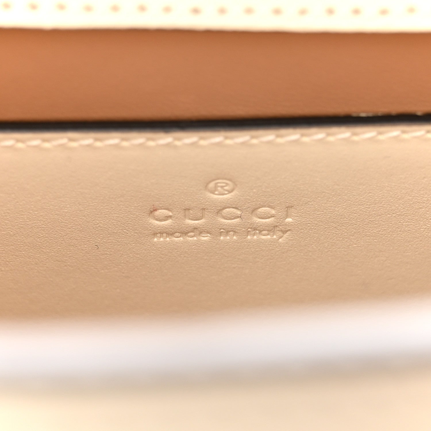 Gucci Calfskin Floral Embossed Mini Diana Tote Bag Mystic White Multicolor 6 of 12