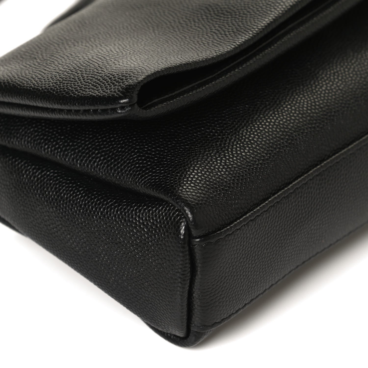 Saint Laurent Grain De Poudre Monogram Toy West Hollywood Fold-Over Bag Black 12 of 13
