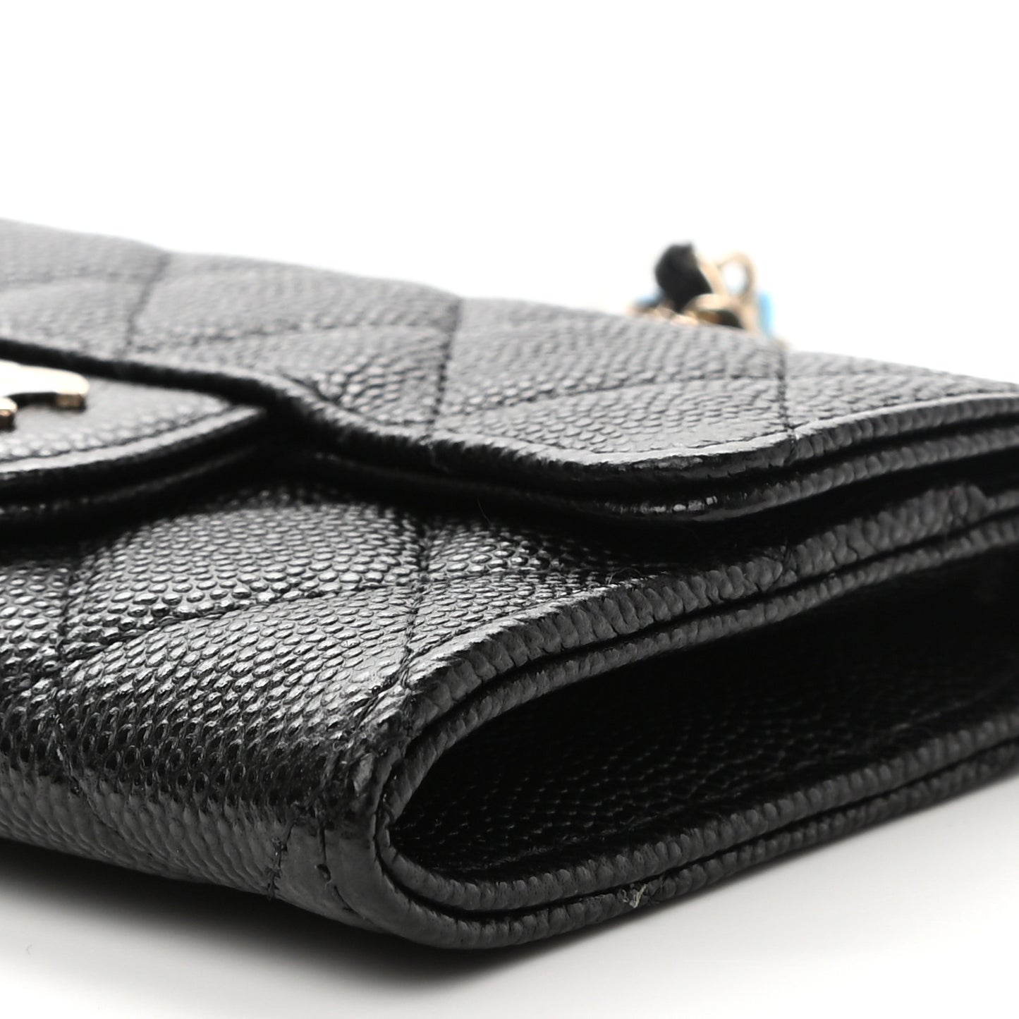 Caviar Quilted Belt Bag Black