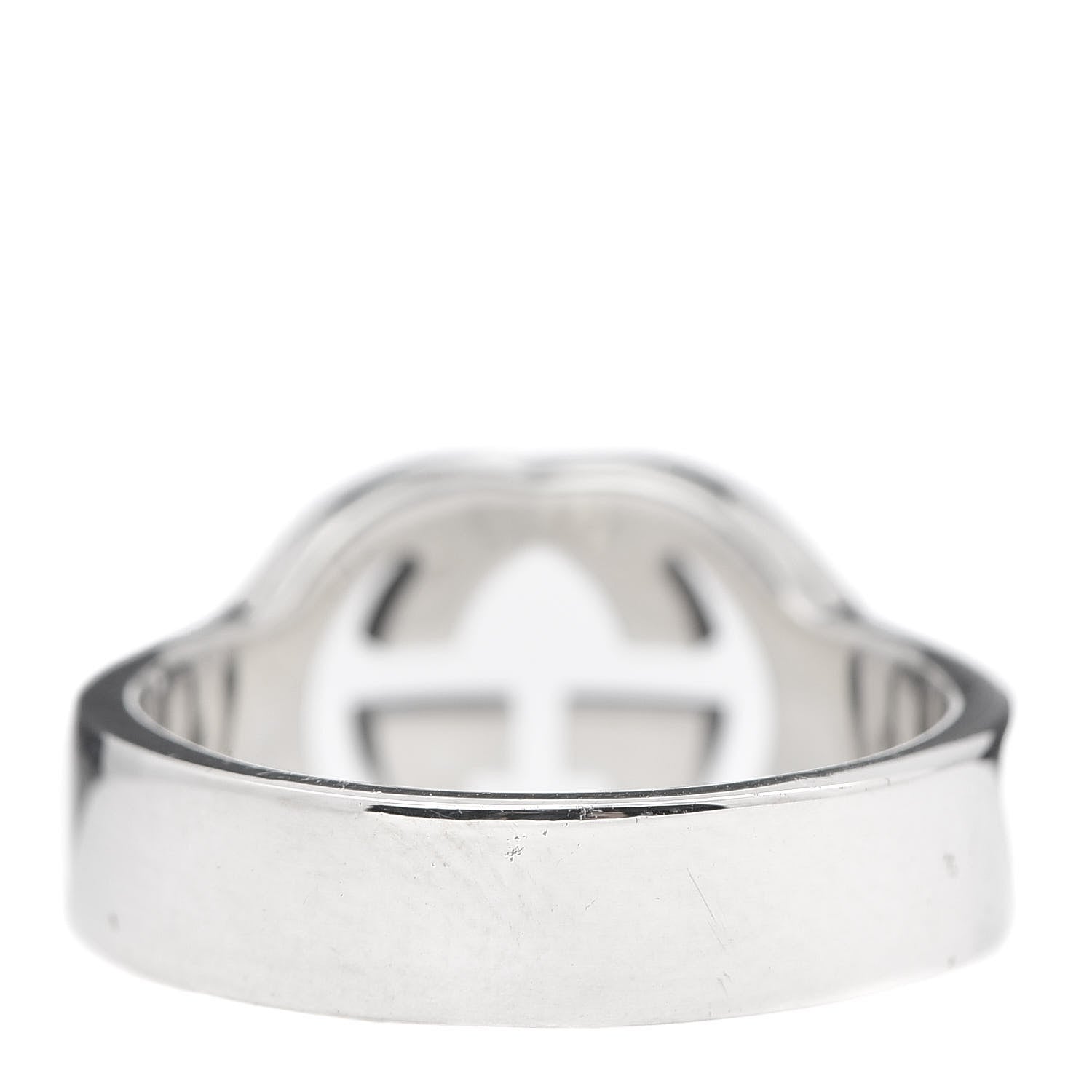 Gucci Sterling Silver Interlocking G Ring 54 6.75 3 of 7