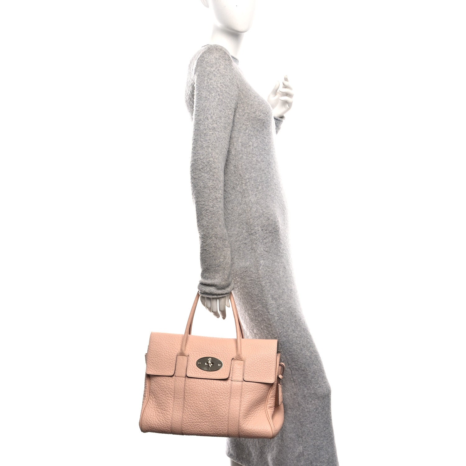 Mulberry Soft Large Grain Bayswater Nude 3 of 11
