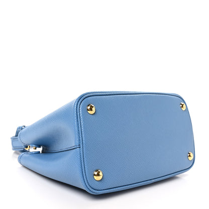 Prada Saffiano Cuir Mini Double Bag Onda 4 of 9