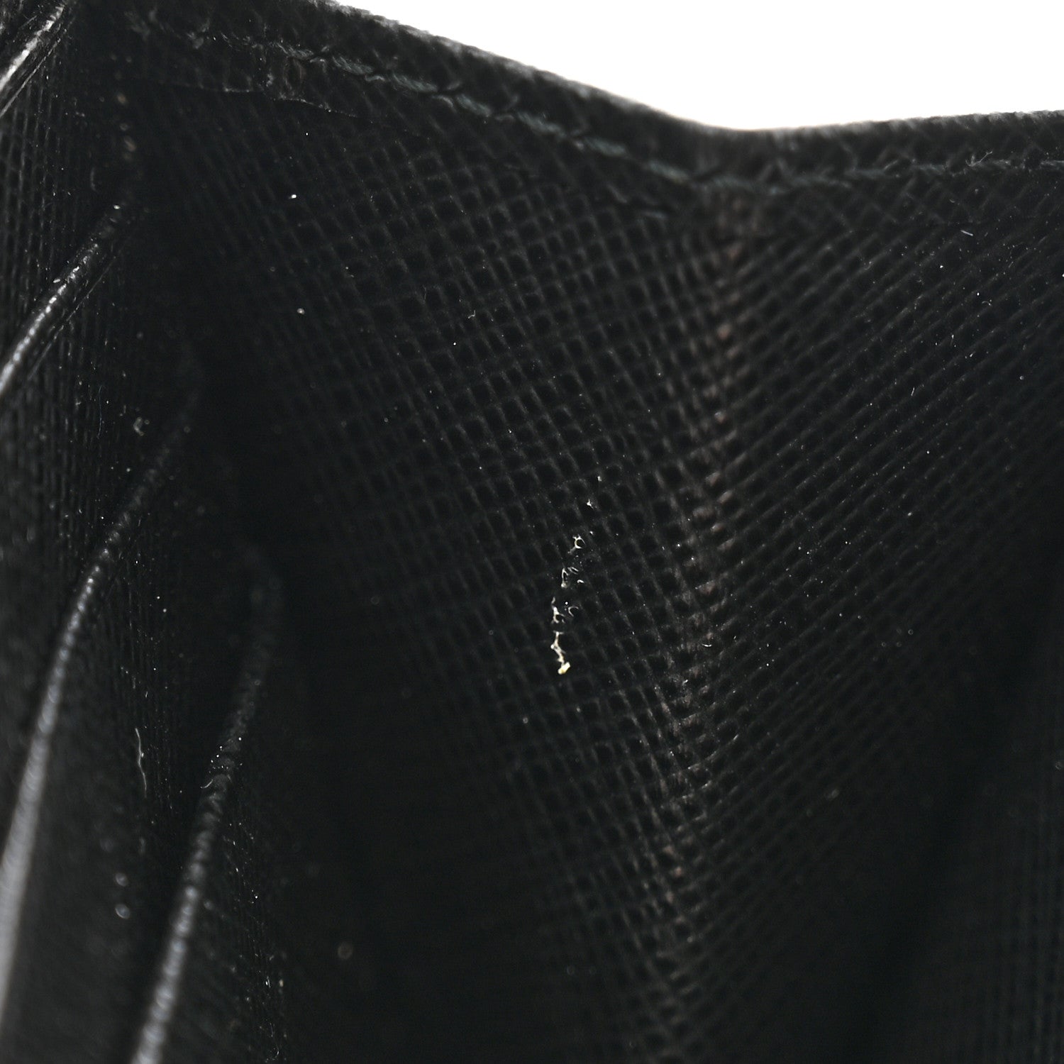 Prada Saffiano Fiocco Bow Zip Around Wallet Black 10 of 12