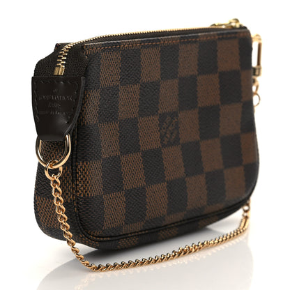 Louis Vuitton Damier Ebene Mini Pochette Accessories 3 of 10