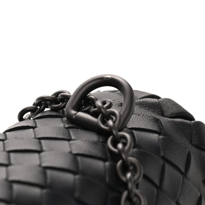 Bottega Veneta Nappa Intrecciato Baby Olimpia Shoulder Bag Black 8 of 11