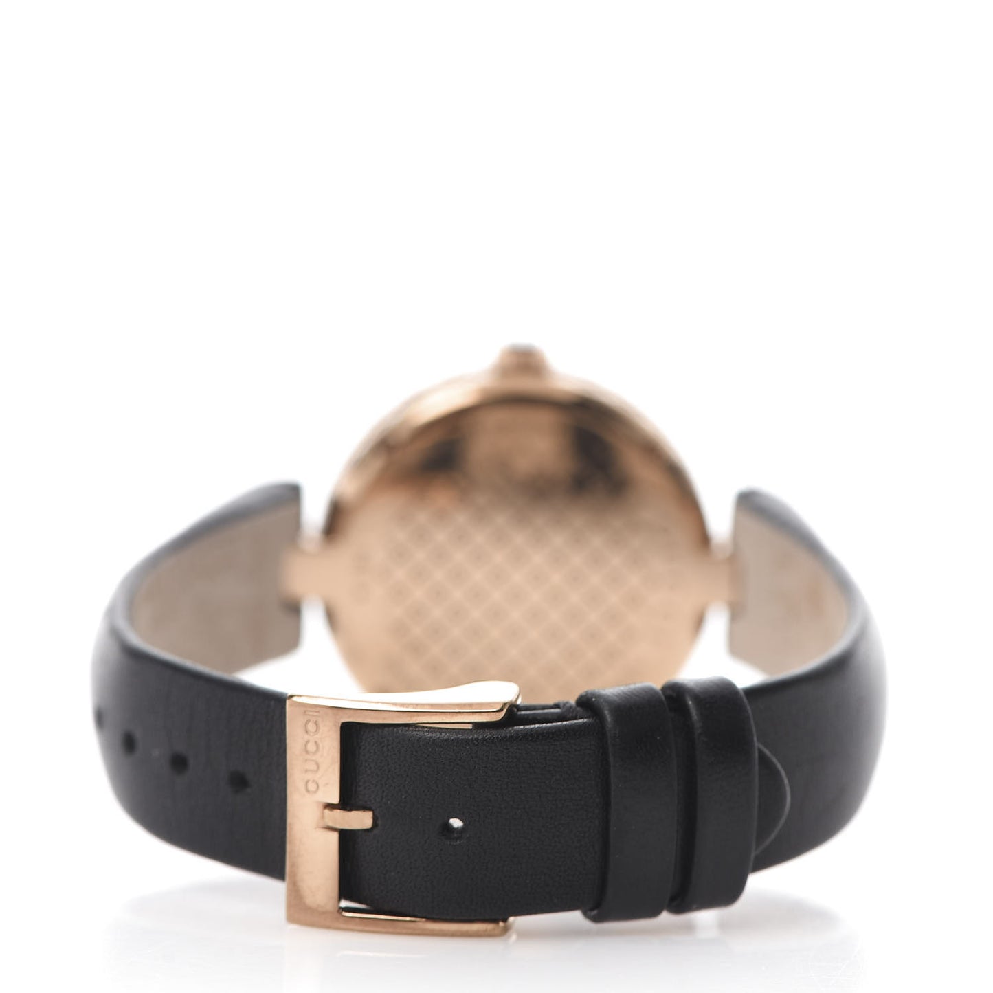 Stainless Steel Calfskin 32mm Diamantissima Quartz Watch Black