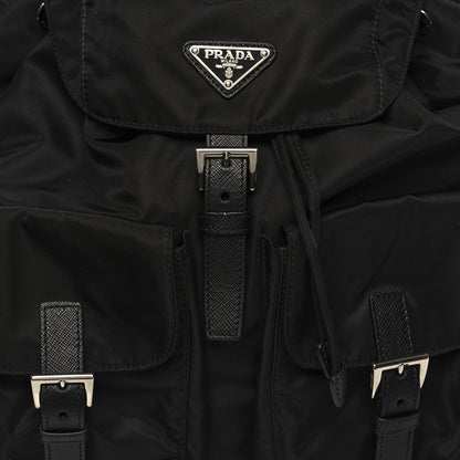 Prada Re-Nylon Saffiano Medium Backpack Black 9 of 11