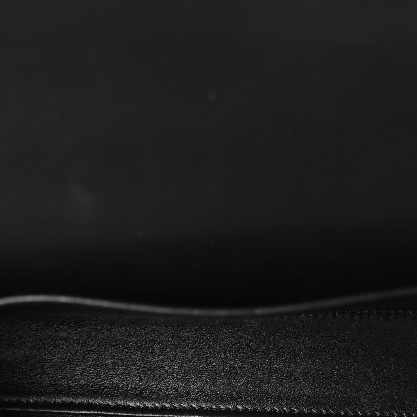 Shiny Calfskin Triomphe Shoulder Bag Black