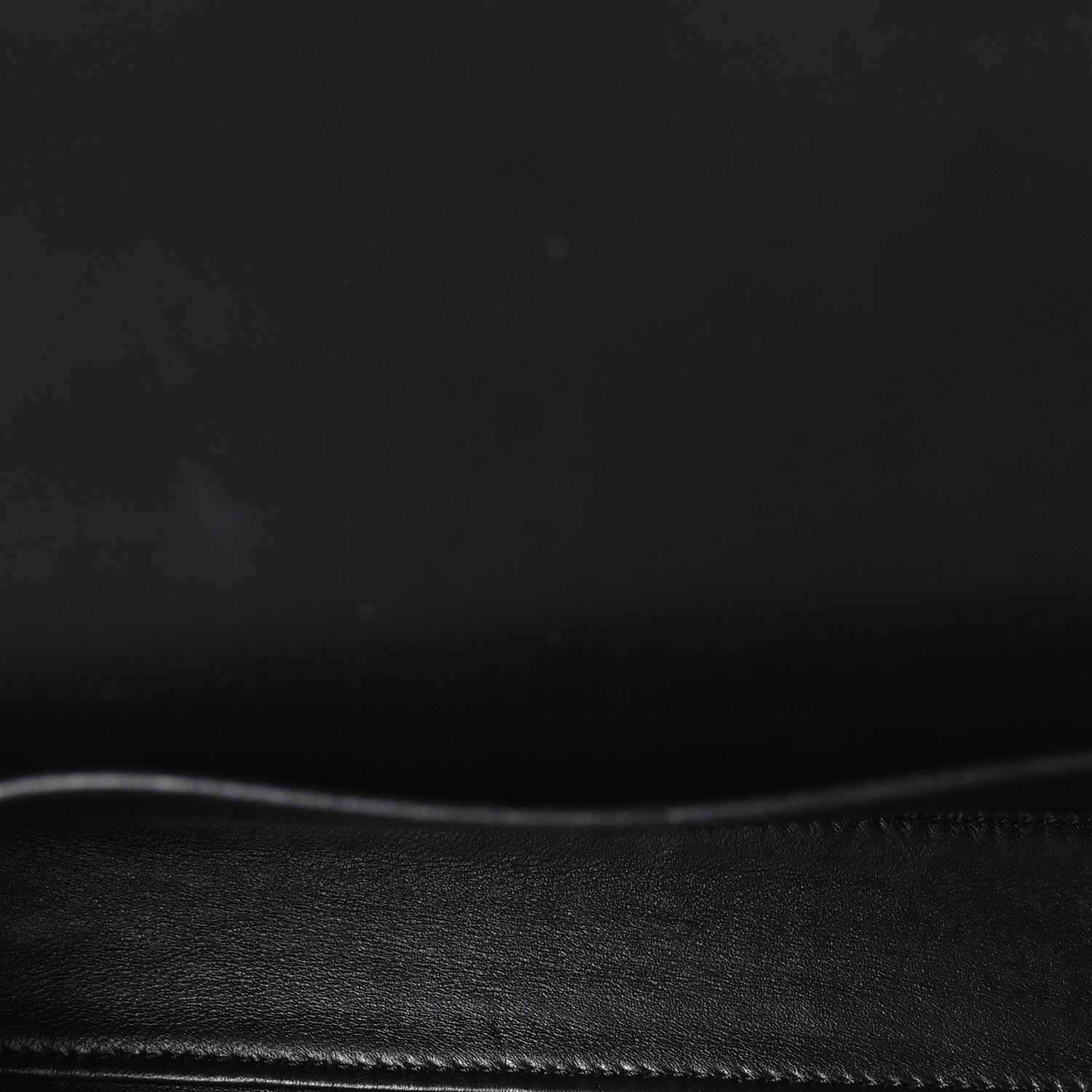 Celine Shiny Calfskin Triomphe Shoulder Bag Black 5 of 10