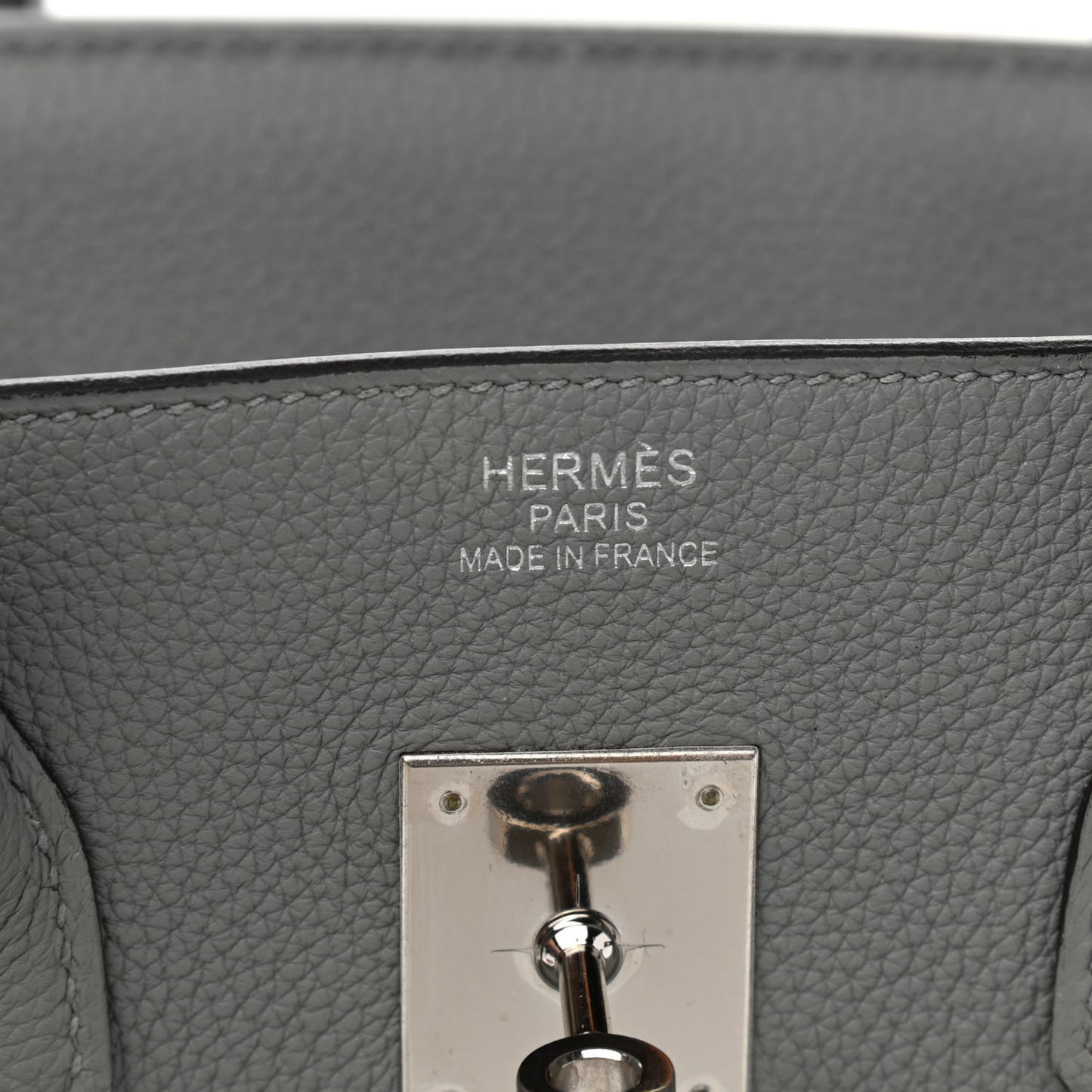 Togo Bi-Color Birkin 35 Gris Mouette Bleu Agate