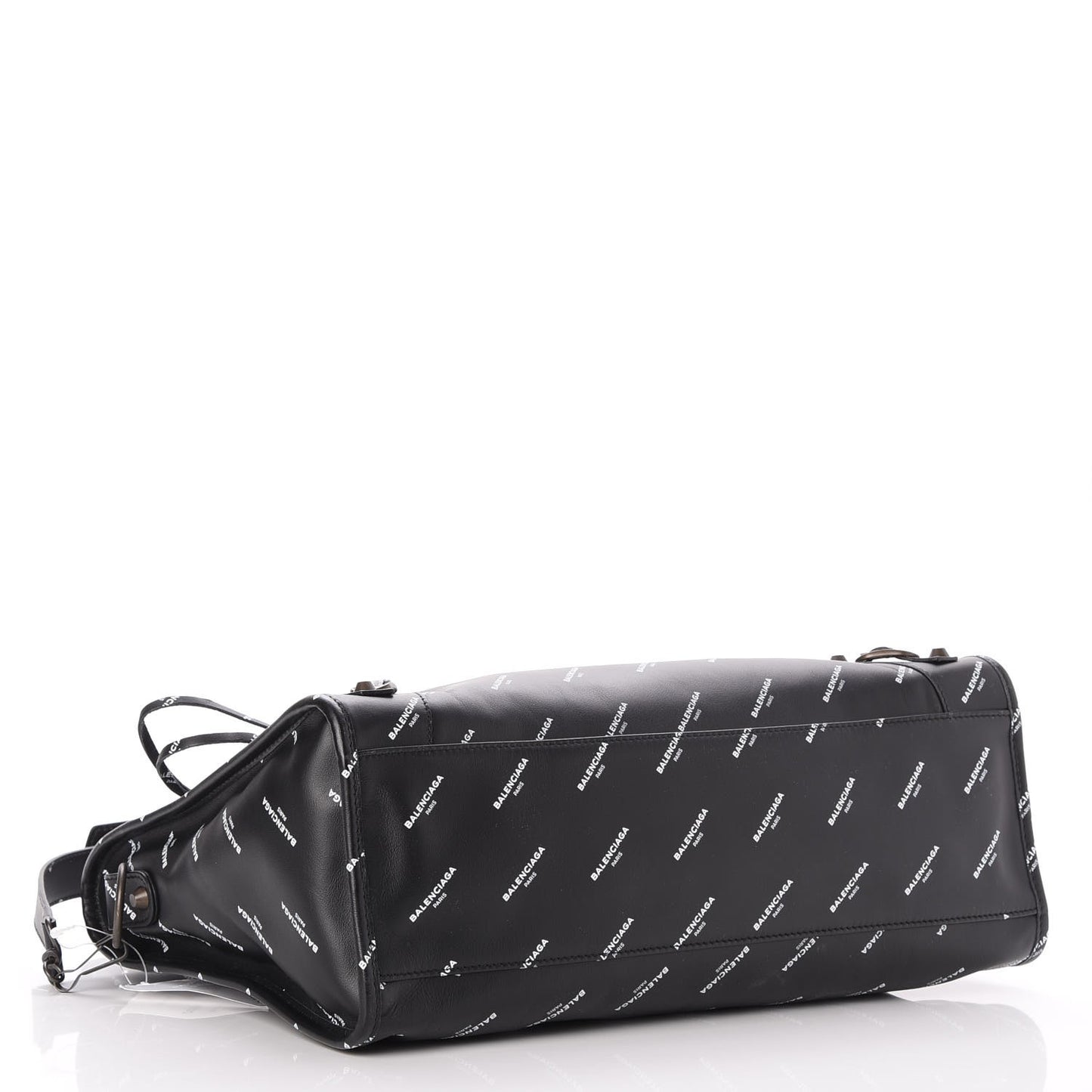 Veau Allover Logo Classic Hardware City Black White