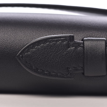 Hermes Swift Kelly Cut Clutch Pochette Black 20 of 24