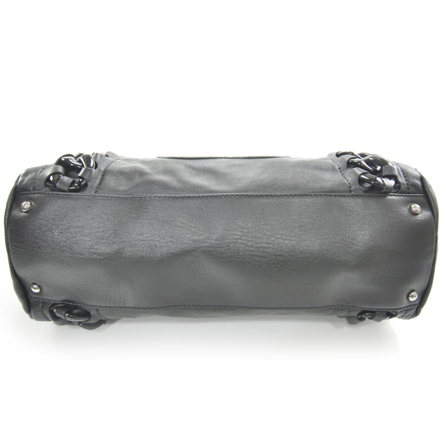 Chanel Leather Modern Chain Tote Black 4 of 9