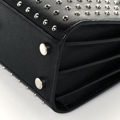 Saint Laurent Grain De Poudre Studded Nano Sac De Jour Black 8 of 10